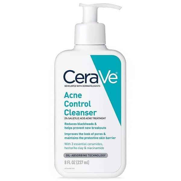 ژل شستشو ضد جوش و آکنه سراوی CeraVe مدل Acne Control حاوی 2% سالیسیلیک اسید