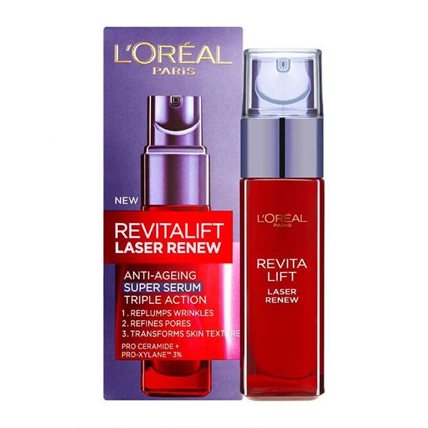 سرم ضد چروک لورآل مدل LOREAL REVITALIFT LASER RENEW TRIPLE ACTION